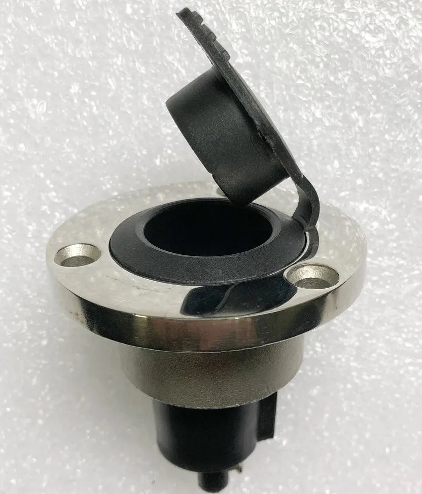 Stainless steel yacht anchor light socket with ABS base and bottom wires