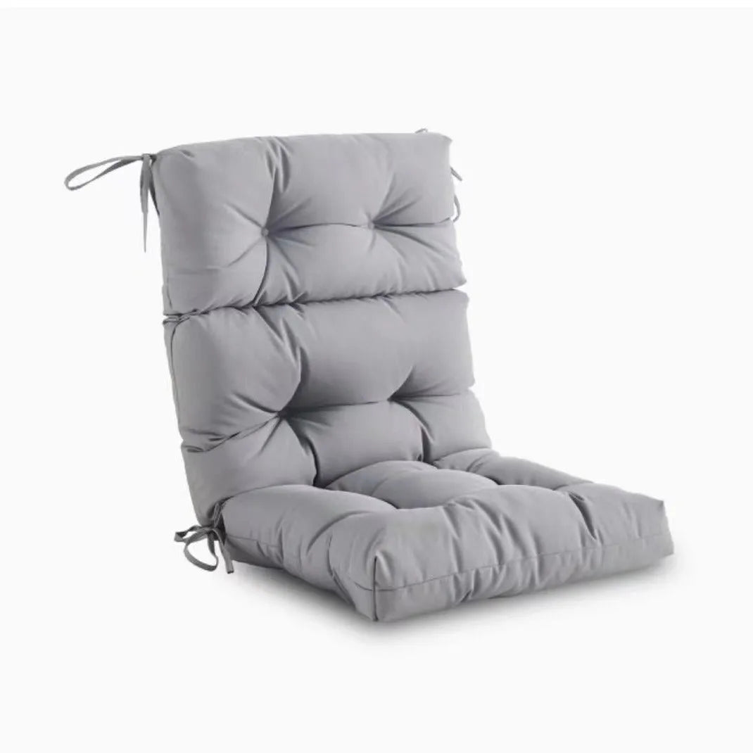 Outdoor 112x53cm hanging basket chair cushion in solid colour polyester with thickened fill