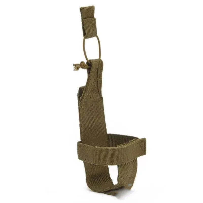 Tactical dog harness and leash set in camouflage with metal buckles and five-piece kit