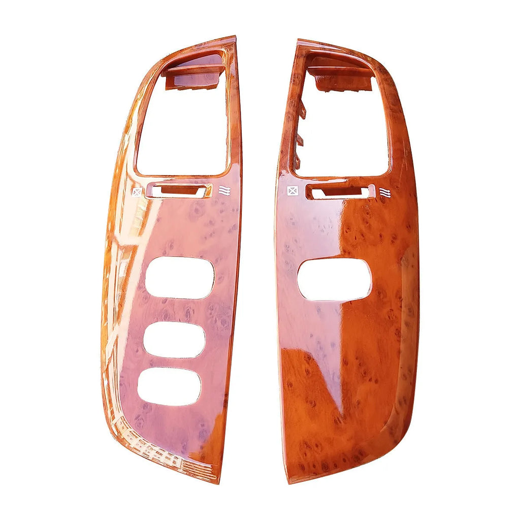 Peach wood coloured ABS plastic air outlet panel for covering wall and ceiling vents