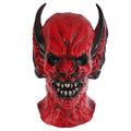 Red bat horror dress up mask party hood crafted from RP foam material