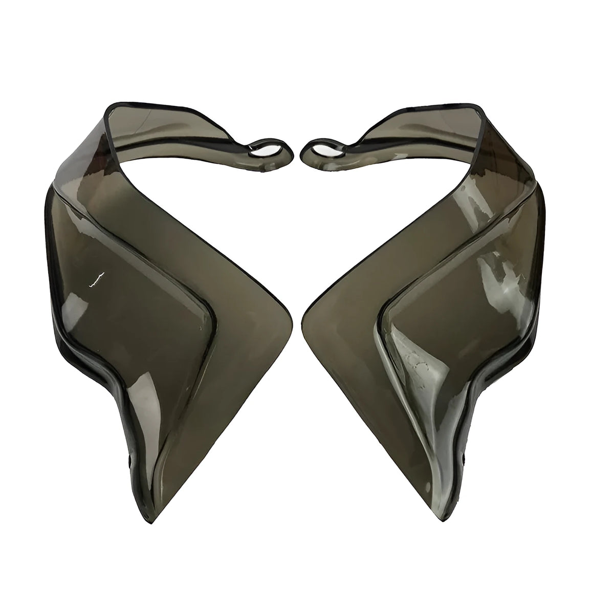 ADV handlebar heightening piece and hand guard set for BMW in plastic, brown, grey, and transparent options