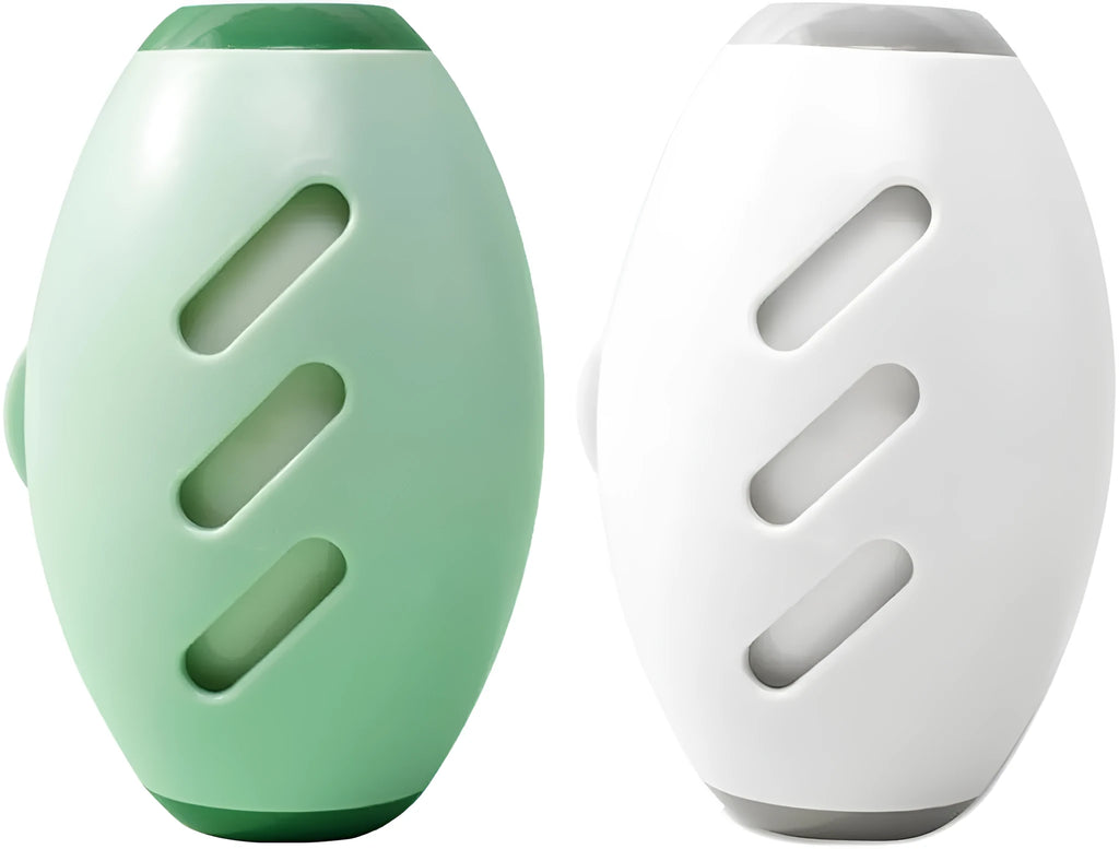 Green and white washable reusable gel lint roller ball portable pet hair removal tool