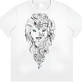 White pure cotton short-sleeved T-shirt for men, pullover style, casual top