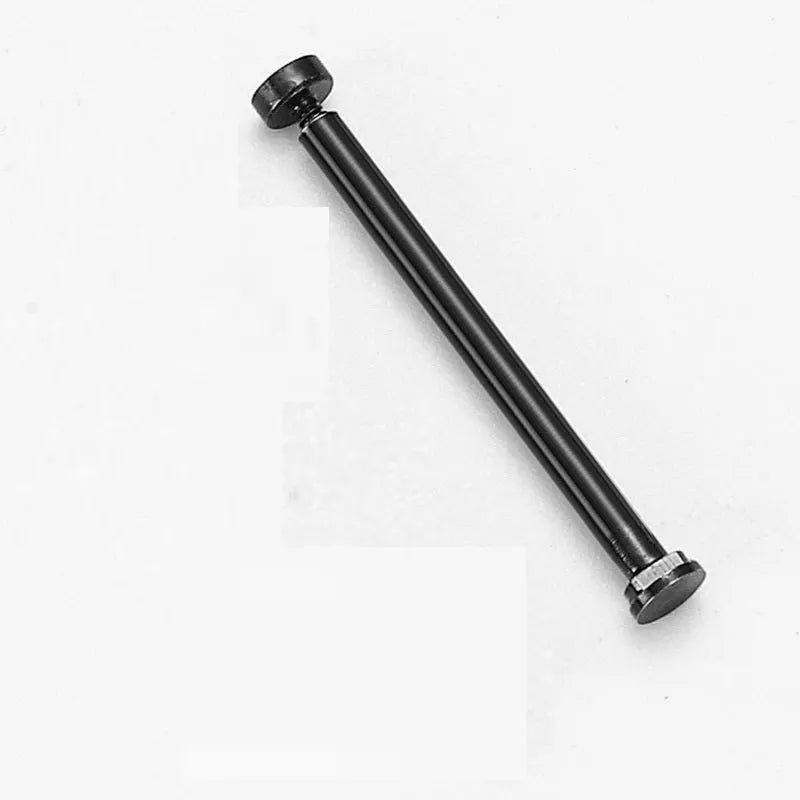 Metal screw rod accessory for children's phone watch strap in black and silver