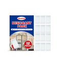 12 calcium chloride desiccant bags with wood pulp filler for household moisture control