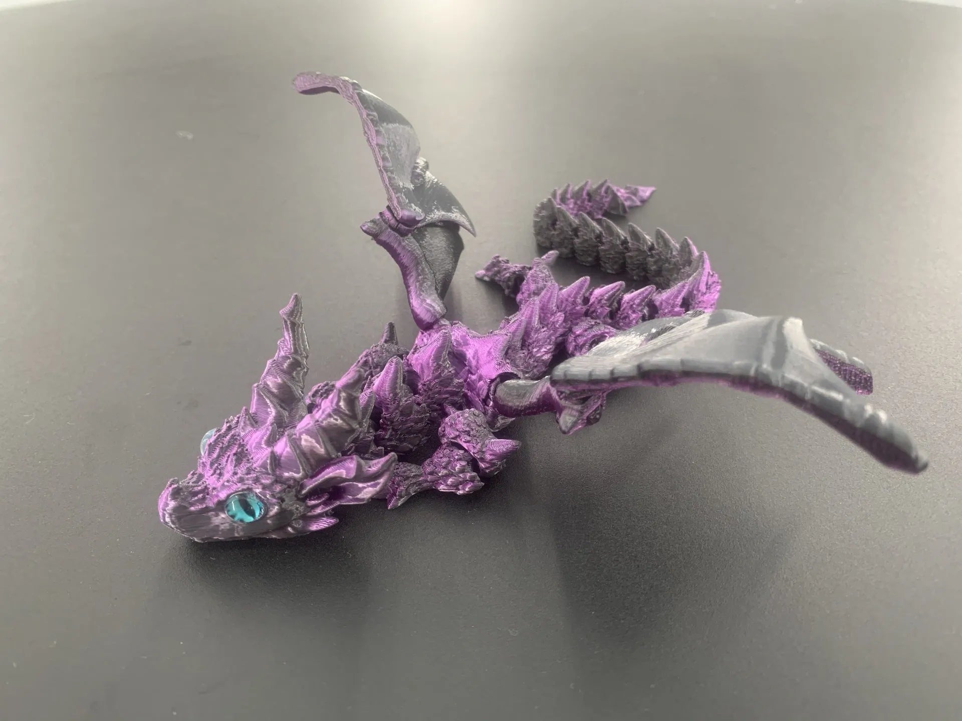 Decorative dragon wings toy for cosplay costumes in PLA plastic with 25cm wingspan