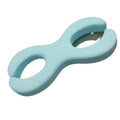Cool blue cylindrical memory foam cervical pillow shown in 6cm and 9cm thickness options.
