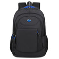 College student business travel backpack in Oxford cloth with multi-layer compartments and curved shoulder straps