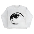 Organic cotton pullover sweater with punk hip hop V-neck design in street hipster style