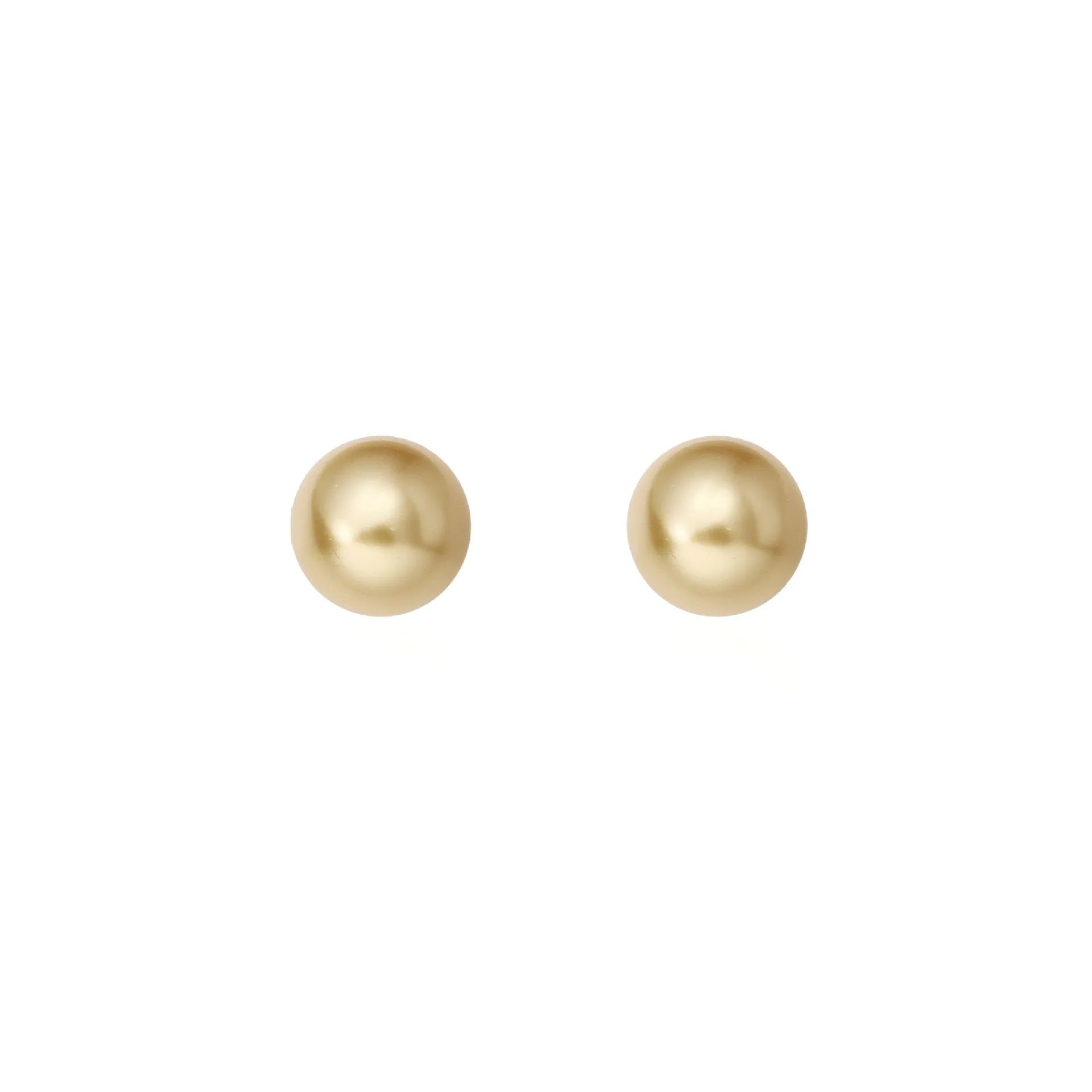 Retro-style geometric pearl stud earrings with star charms on silver settings