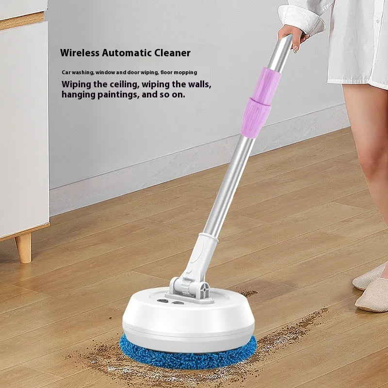 Wireless electric window cleaning robot for ceiling and inner and outer windows, plastic body, blue and white options