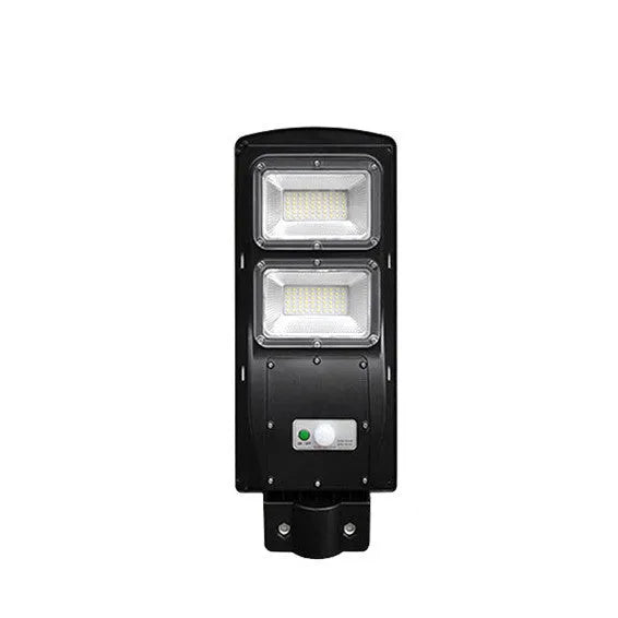 60W integrated solar street light with LED lighting and remote control for outdoor areas
