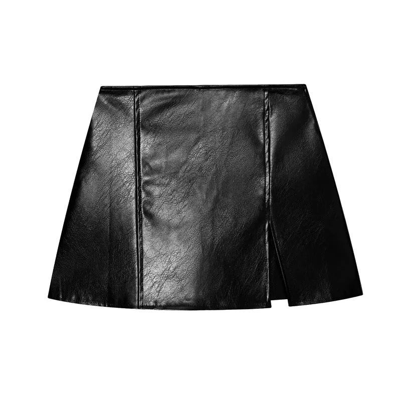 Women's solid colour jacket coat and culottes set with button detail, long sleeve, blended polyester