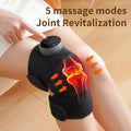 Black or grey electric heating knee massager, 8W, 3.7V, average size, self-heating knee pad