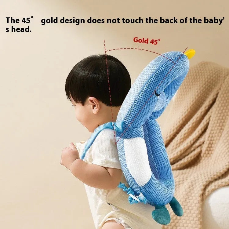 Cartoon dinosaur anti-collision pillow for toddler head protection