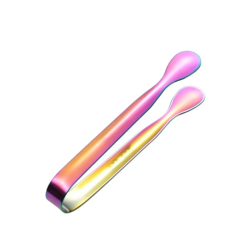 Stainless steel cocktail ice clip in silver, gold, rose gold, magic colour or black for bar and home drinks use