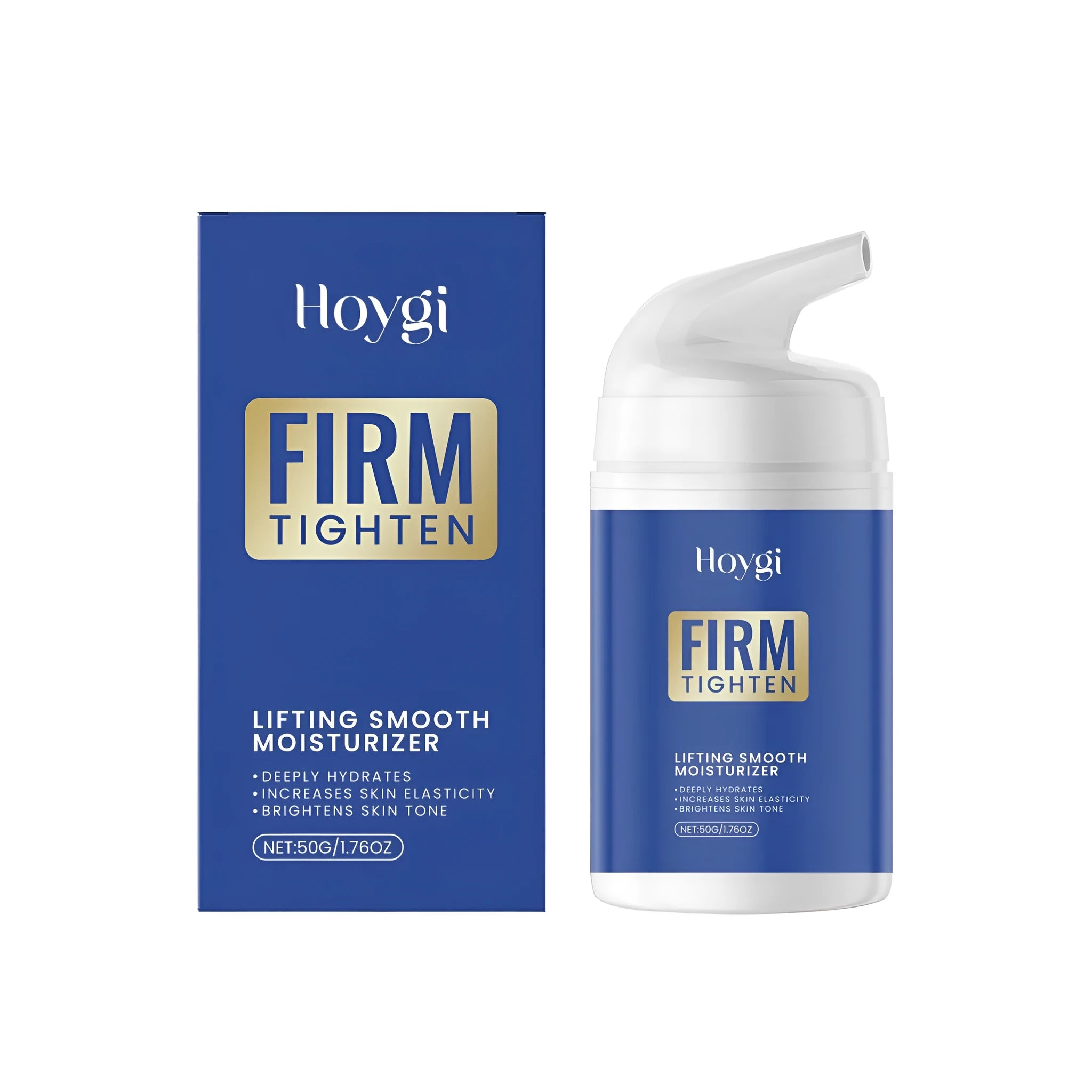 50g jar of lifting smooth face moisturiser cream with hyaluronic acid and vitamin E.
