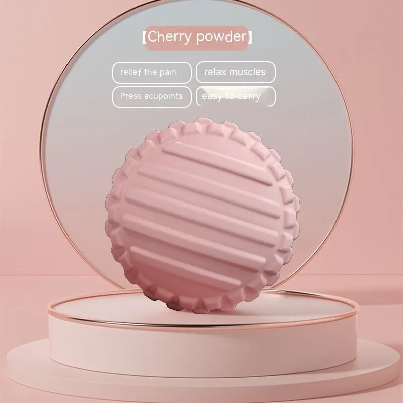 6 cm TPR foot massage ball in choice of four colours for plantar fascia relief