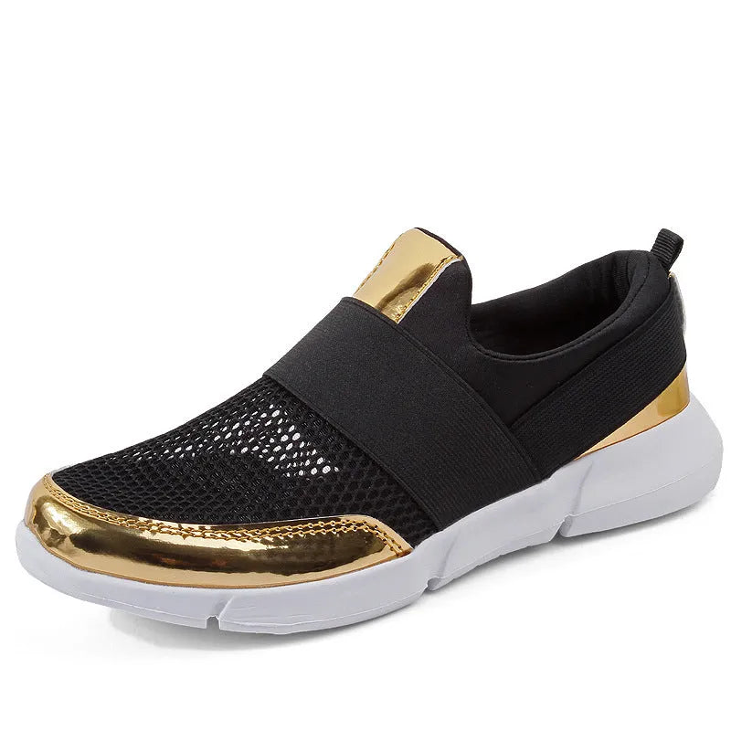 Women's lightweight sneakers in blue with breathable mesh construction and PU midsole