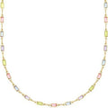 Geometric ladies crystal necklace with alloy pendant and adjustable chain