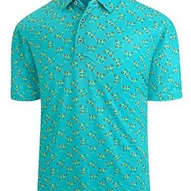 Men's 3D print short sleeve T-shirt with Japanese retro pattern and zipper details