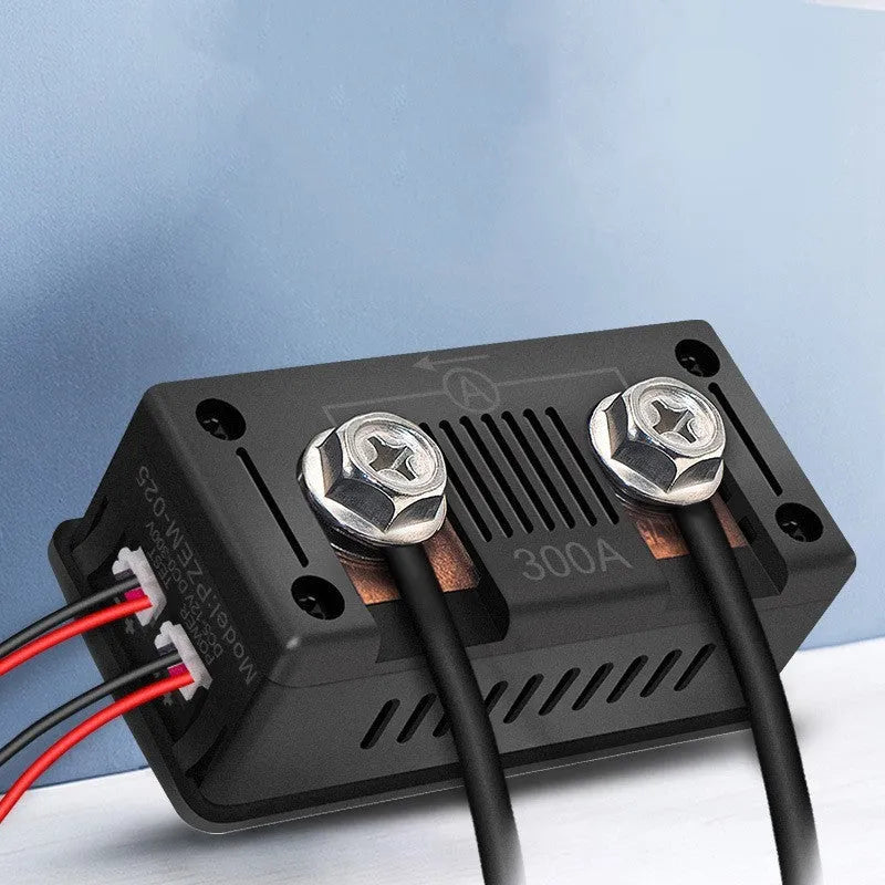 DC digital display voltmeter and ammeter measuring 0-300V voltage range with compact dimensions