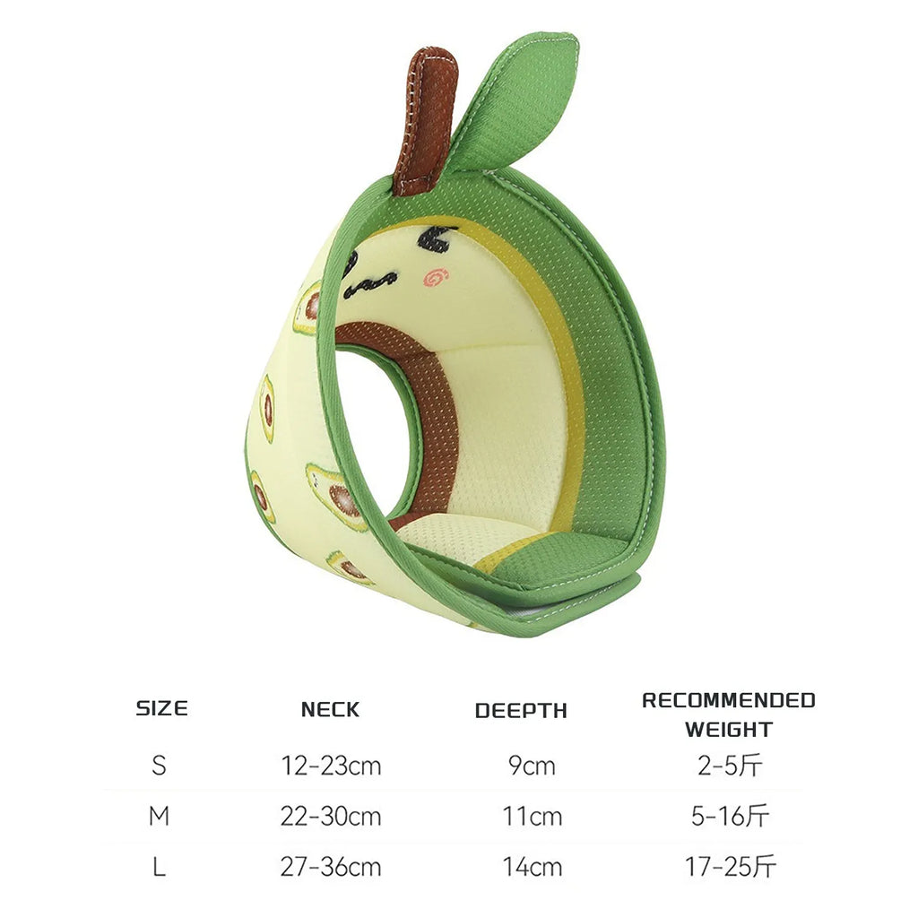 Soft adjustable cat recovery cone collar with foldable edges and EPE foam material