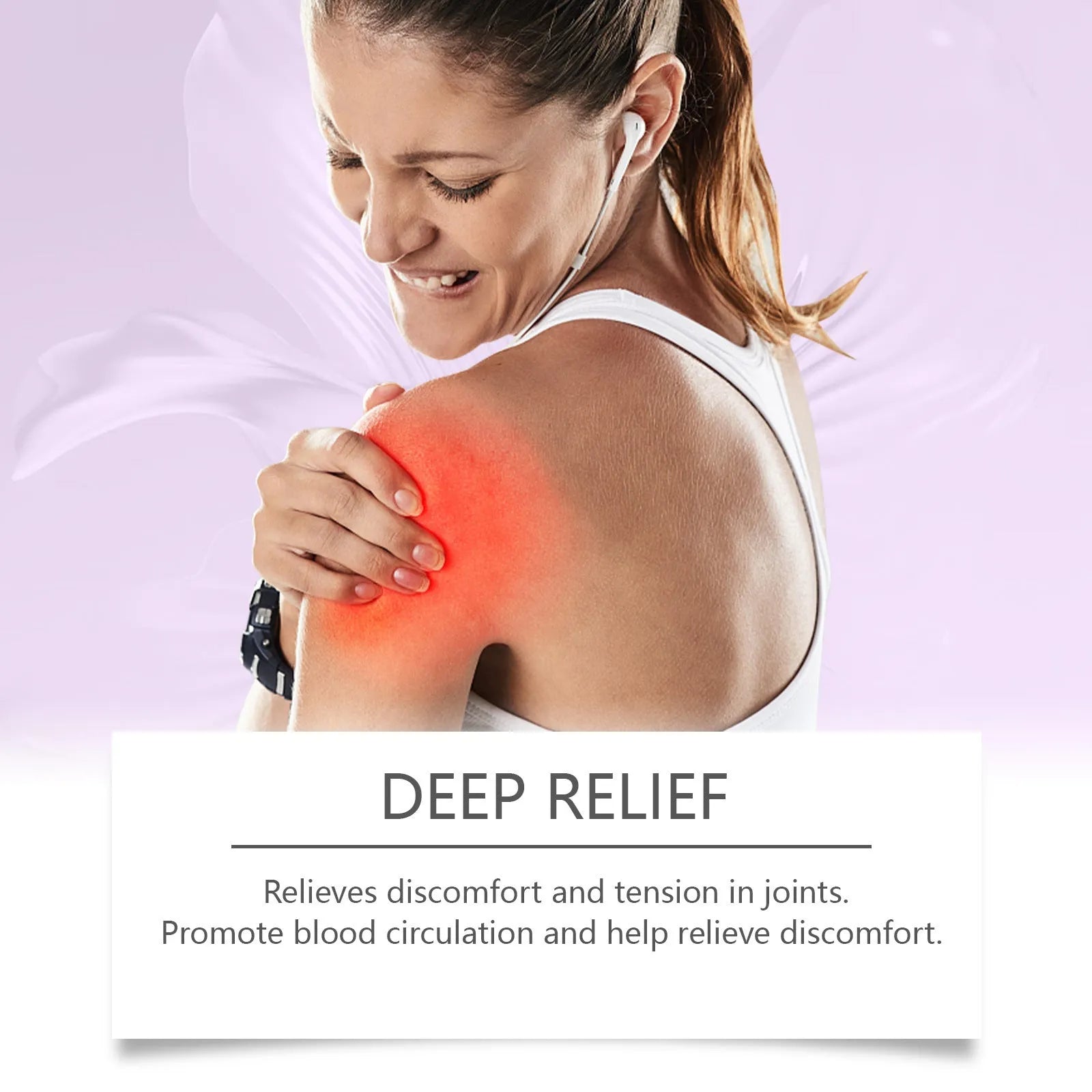100g tube of joint and muscle massage gel for knee and elbow care