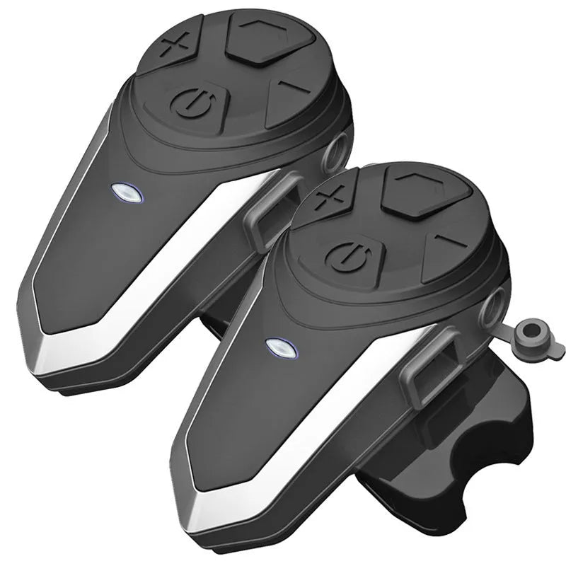 Car wireless headset double pack ABS material with USB charging cable for hands-free audio