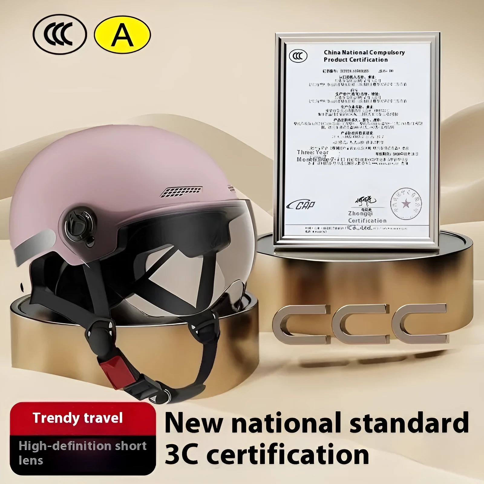 3C certified electric motorcycle helmet with sun protection visor in multiple colour options