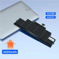 Laptop battery replacement compatible with MacBook Air Pro A1466 A1502 A1398 high capacity