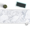 Texture anime mouse pad with locked edge and non-slip rubber base on desk
