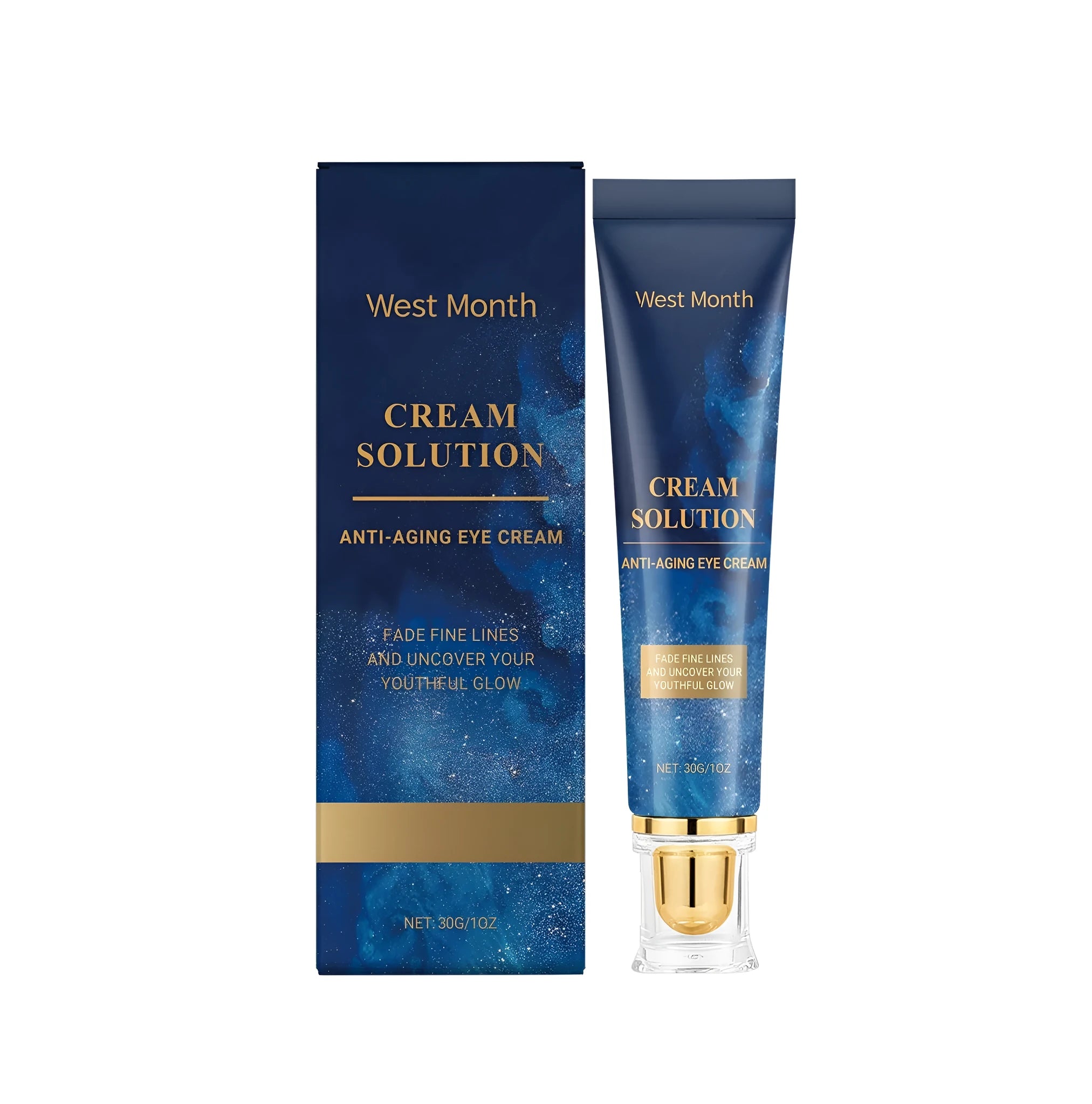 30g jar of light spot tightening and repairing eye cream with hyaluronic acid and vitamin E