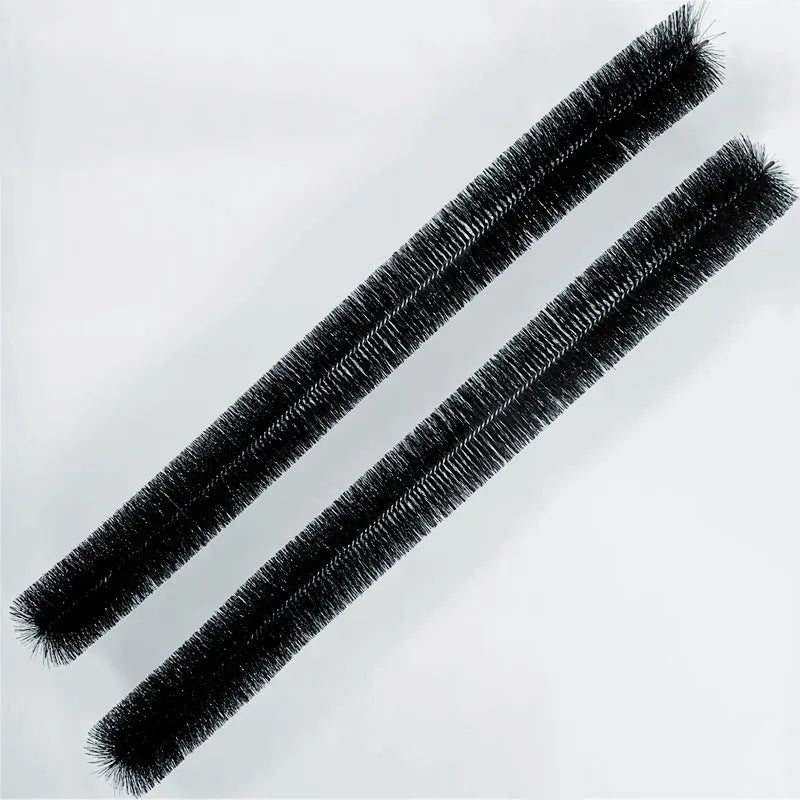 Black roof sink filter brush with PP or nylon bristles, 92cm, 100cm, or 120cm long and 10cm wide