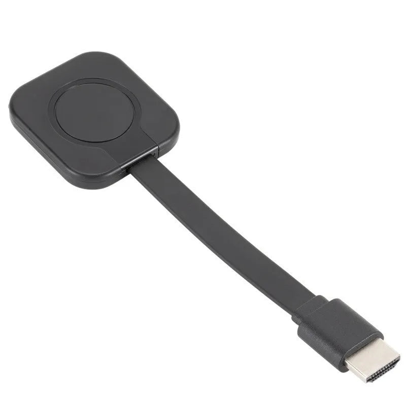 Compact wireless HDMI transmitter for projecting mobile phone screens to displays with included data cable