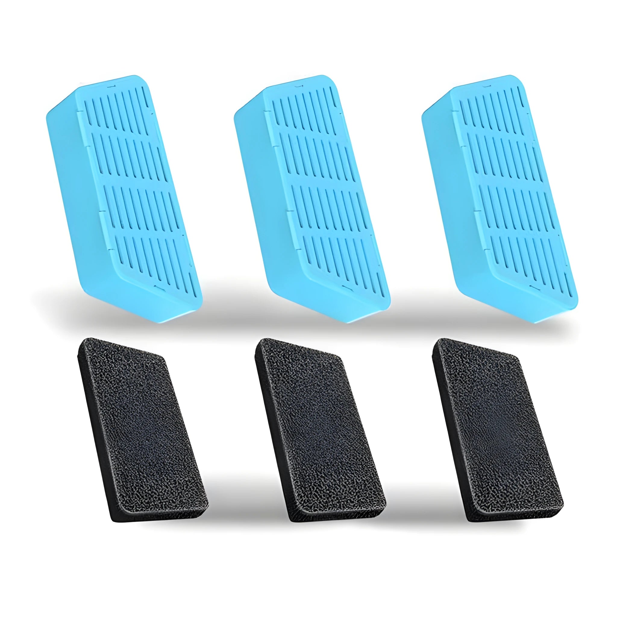 Cat water fountain replacement filter element and sponge set in carbon fibre graph colour