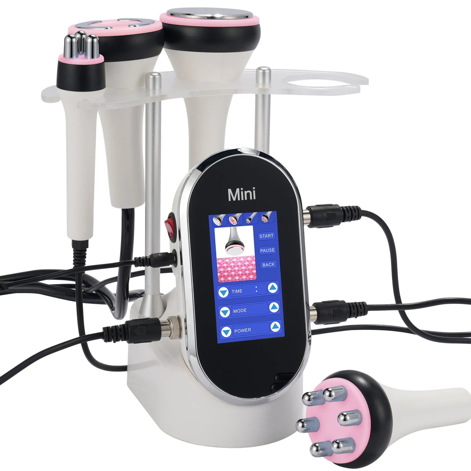 4-in-1 40K ultrasonic cavitation machine in CS-120 colour for facial and body care with 10 gears