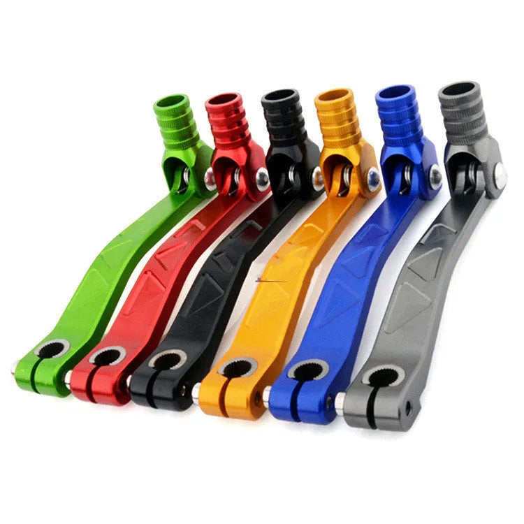 Green CNC-machined general gear shift lever for universal manual transmission fit
