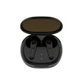 Black PRO30 wireless in-ear Bluetooth headphones with noise reduction.