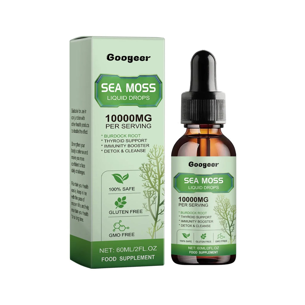 Googeer Sea Moss Liquid Drops 60ml body treatment bottle