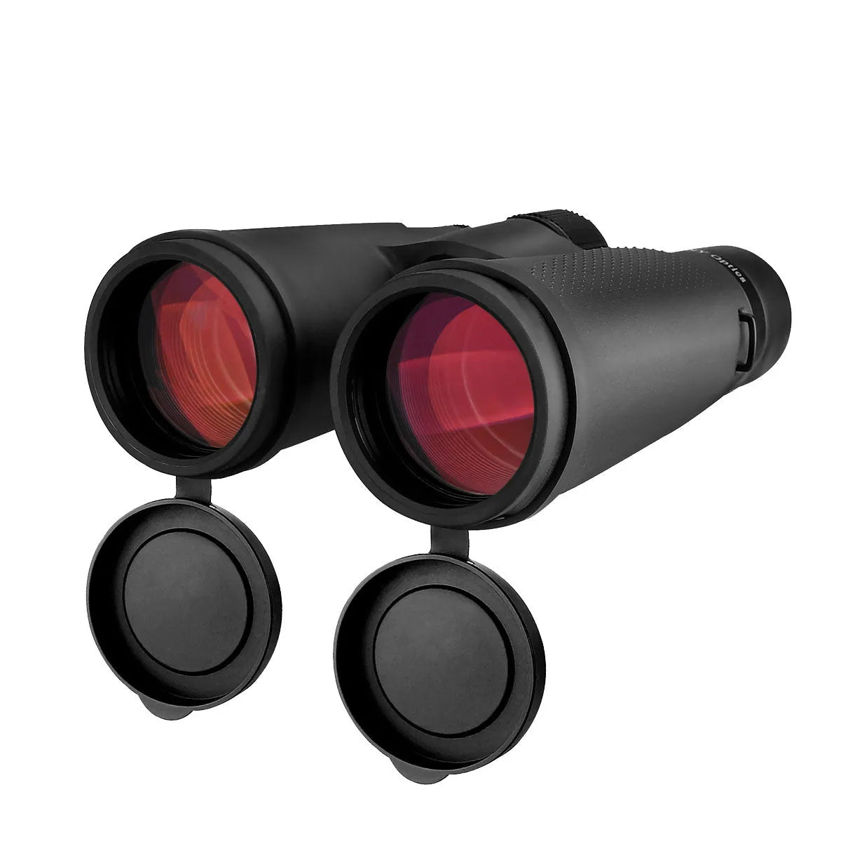 SV202 10x50 ED binoculars in black with magnesium alloy body, rubber armour, and twist-up eyecups