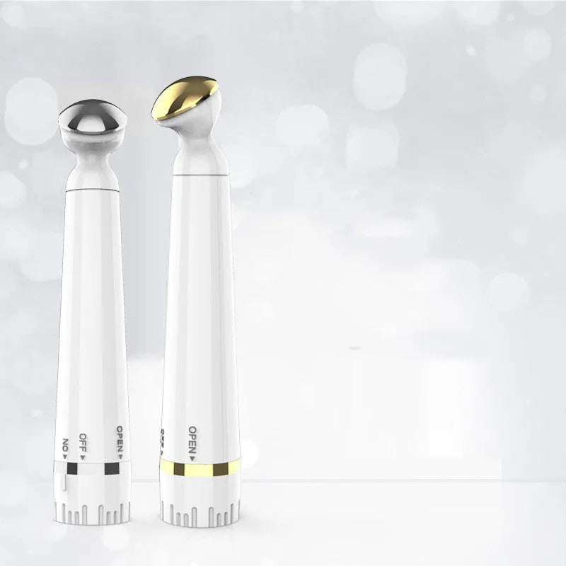 Tightening beauty instrument with USB charging and blue, green, and red light modes for home neck wrinkle care.