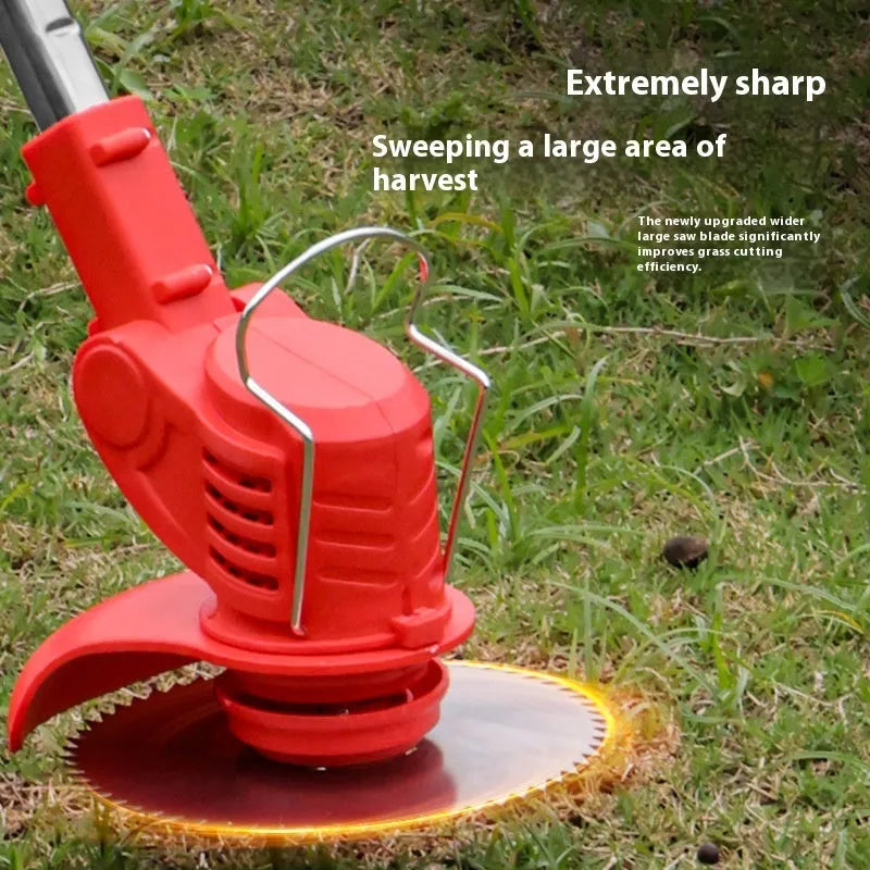 Household portable weeding machine for garden tools with bare metal construction