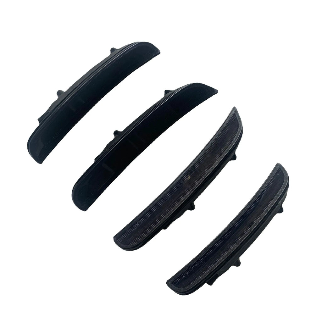 Side turn signal light for Dodge Challenger car, ABS plastic, yellow front and red rear options