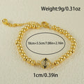 Copper Arabic bracelet with zircon stones and heart shape design for women's fashion jewellery