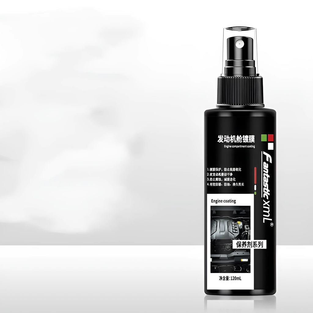 120ml car engine coating agent bottle for engine compartment protection against dust, moisture, and oil.