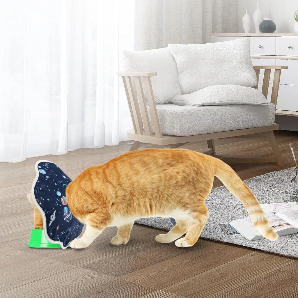 Soft adjustable cat recovery cone collar in fabric construction