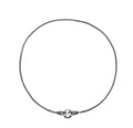 Sterling silver clavicle necklace for women with silver pendant and chain