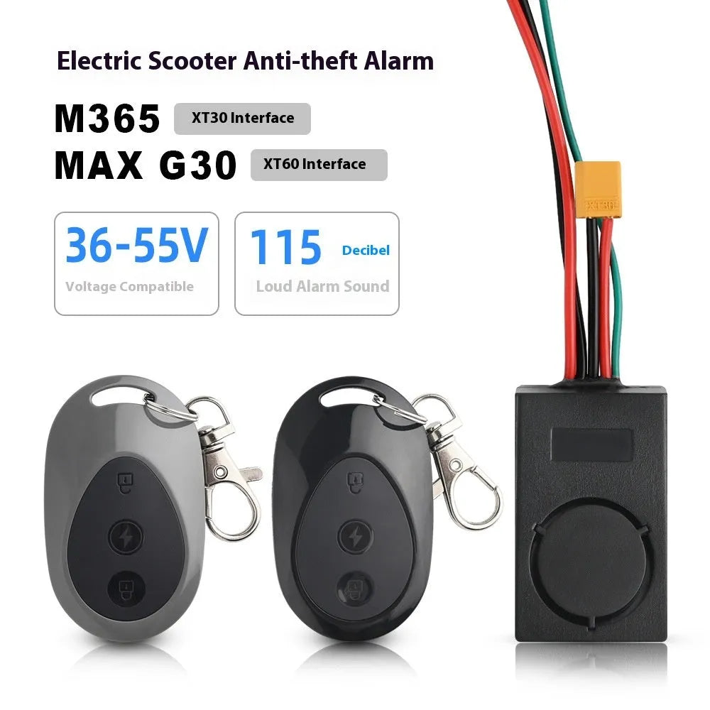 Electric scooter anti-theft anti-lost alarm XT30 for Xiaomi M365 adult scooter accessory